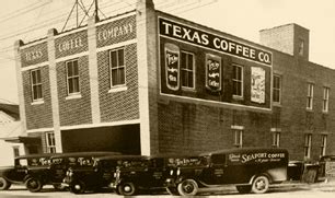 About TexJoy and Texas Coffee Company History.